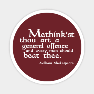 Thou Art a General Offence Magnet